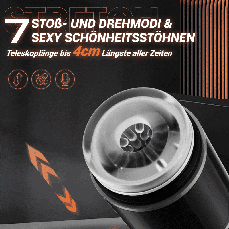Pioneer 3-in-1 Masturbation Cup Teleskop Saugvibration