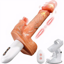Load image into Gallery viewer, Sexmaschine, 90°, automatisch verstellbarer Vibrator mit 8 stoßenden, vibrierenden und leckenden Dildos