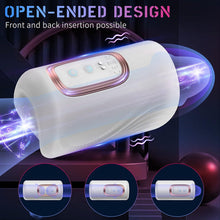 Load image into Gallery viewer, Automatische Masturbatoren Penis Stroker Blowjob mit 10 Klopfen &amp; 10 Vibrationsmodi