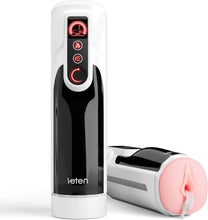 Load image into Gallery viewer, Elektrischer Masturbator für Männer, Realistische Masturbieren 10 Stoß &amp; Variabler Schwenk Beheizter Taschenmuschi Sex Toys, Blowjob Maschine Penis Stimulation Sex Spielzeug für die Männer Solo