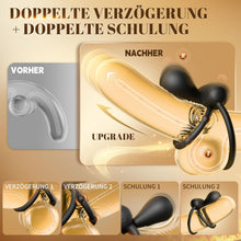 Load image into Gallery viewer, Penisring Vibrator mit 360° Verstellbar Klitorisstimulation, Verzögerter Doppel Penis Ring Sex Spielzeug für die Paare Männer Frau, Penisringe Erotisches Sexspielzeug für Paare Extrem Sex Toys