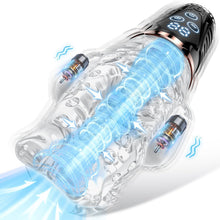 Load image into Gallery viewer, Hochfrequenz Elektrischer Masturbator Cup, 9 Vibration mit 9 Saugmodi, Sex Spielzeug für die Männer, Masturbieren für Männer solo Taschenmuschi Blowjob Penis Masturbatoren mit Vagina Pussy, Sex Toy