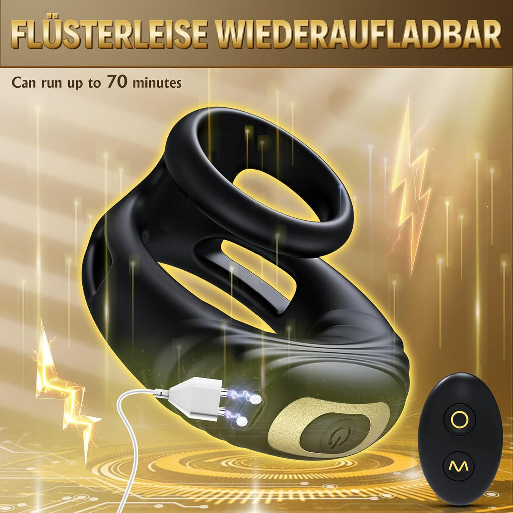 Sex Spielzeug Für Die Paare Penisring, Sex Spielzeug Für Die Männer Dual Penis Ring Vibrator Mit Fernbedienung, Penisringe Langwährende Erektion Cockring Sex Spielzeug Für Die Frau, Männer