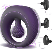Load image into Gallery viewer, Penisring Vibrator mit 360° Verstellbarem Perlen-Klitorisstimulator, Sex Spielzeug für die Paare Männer Frauen, YAWNSHE Cockring Penis Ring Sex Toys, Erotisches Sexspielzeug für Paare Mann Extrem Sex