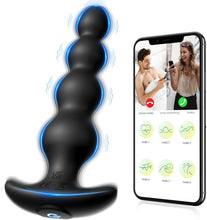 Load image into Gallery viewer, Plug Anal Vibromasseur Sex Toys - 14cm Extenseur plug anus plaisir pour hommes, femmes et couples, jouet sexuel plug anale est livré avec 9 modes de vibration et App Caractéristique, étanche IPX6