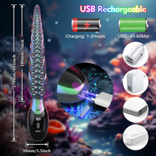 Load image into Gallery viewer, Dildo Vibrator Sex Spielzeug für die Frau,G Punkt Vibratoren mit Klitorisstimulation für Frauen mit 9 VibrationModi &amp; LCD-Display,Vibratorensets für Frauen Anal Dildo Anal Plug Anal Vibrator Sex Toy.