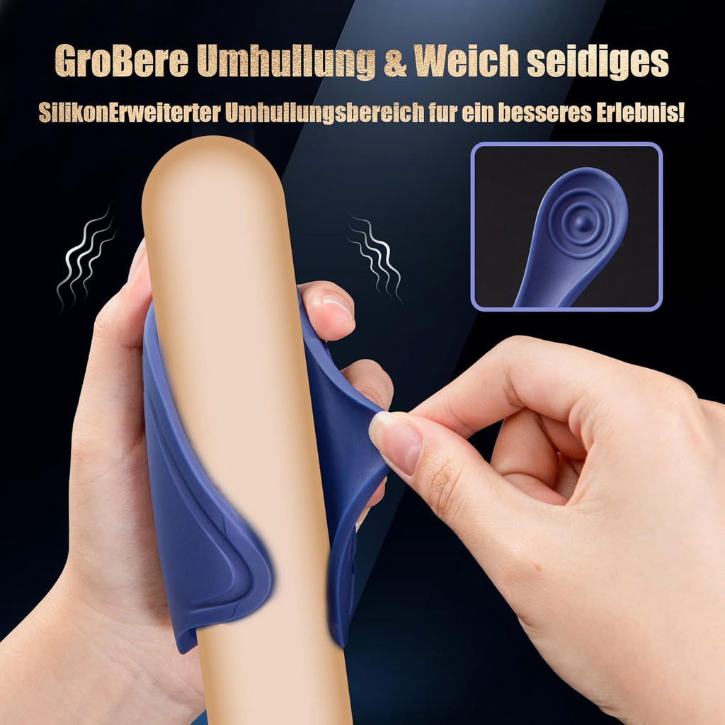 Elektrischer Masturbator Penistrainer Vibrator, Masturbieren für Männer mit 9 Vibration, 4IN 1 Sexspielzeug Penis Eichel Hodensack AnalVibrator Prostata Stimulator Masturbatoren Sex Spielzeug für Männ