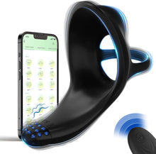 Load image into Gallery viewer, Eherson Penisring Vibrator, Penisringe Sex Spielzeug für Paare mit 9 Vibrationsmodi für Penis Hoden Perineum, Penis Ring zur Potenzsteigerung,Cockring Sex Spielzeug für die Männer Sexspielzeug