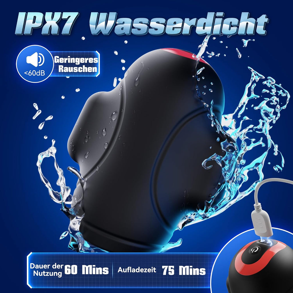 Tauara Masturbating for Men, Egg Masturbators, 4-in-1 Sex Toy for Men, Vibrator Trainer with 10 Vibrations, App Masturbator Glans Stimulator Vibrator Sets for Men Sex Toy